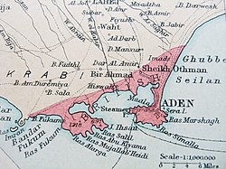 Map of Aden Colony
