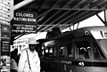 A racially segregated bus station in Durham, North Carolina, 1940. The Jim Crow Laws racially separated parts of America between Blacks and Whites.