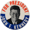 Kennedy's campaign button