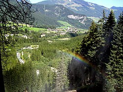 View from Krimml Falls