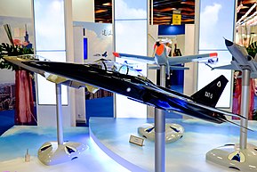 2015年AIDCフォーラムで展示されたXAT-5モデル