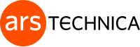 The word "Ars" is displayed in white lowercase letters centered within an orange circle; immediately to the right of the circle is the word "Technica" in black uppercase letters.