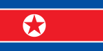 Bandera de Corea de Norte