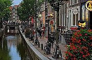 De Wallen, Amsterdam's red-light district.