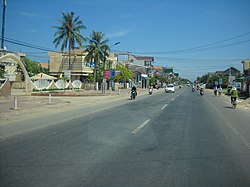 Street view along La Hà road