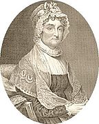 Abigail Adams, esposa de John Adams, fue la primera segunda dama y la primera en luego ser primera dama.