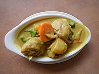 Philippine chicken curry from Baliuag, Bulacan