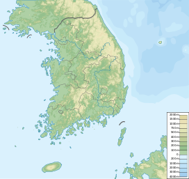 Munsusan is located in South Korea