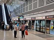Thomson-East Coast line platforms of Outram Park MRT station.