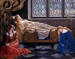 الجمال النائم للفنان جون كوليي 1909