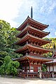 Pagoda of Myōō-in in Fukuyama. It was built in 1348.