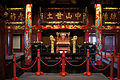 琉球首里城正殿的琉球國王御差床。