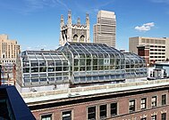 The Arthur Ross Greenhouse at Barnard College, used for research