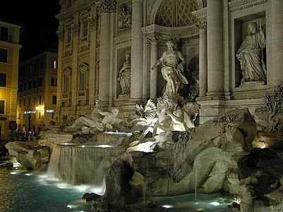 Fontaine de Trevi, Rome 1730