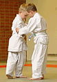 Image 27Two children training in judo techniques (from Judo)