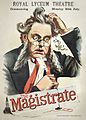 Image 165The Magistrate poster, by Clement-Smith & Co. (restored by Adam Cuerden) (from Wikipedia:Featured pictures/Culture, entertainment, and lifestyle/Theatre)