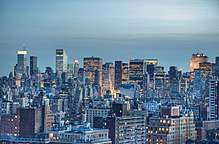 Midtown Manhattan Skyline at Twilight Hour