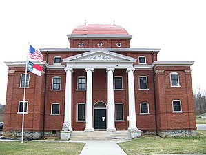 Ashe County Courthouse in Jefferson