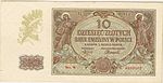 awers banknotu 10 złotych