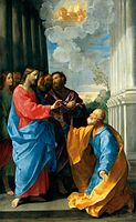 Christ Giving the Keys to St. Peter, 1626, Louvre