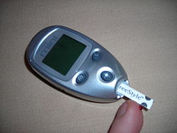 جهاز قياس نسبة السكر بالدم