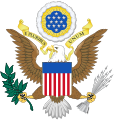The Coat of Arms of The U.S. during The Allied occupation of Iceland from 1940 to 1944.