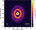 Image of the circumtrinary disc around GW Orionis.[28]