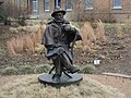 Mutum-mutumin Bronze na Janar George Crook a Fort Omaha