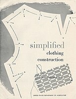 A guide to making clothes, put out by the Institute of Home Economics in 1959