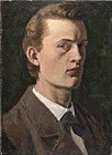 Self-Portrait, 1882, 26 cm × 19 cm (10+1⁄4 in × 7+1⁄2 in), Munch Museum, Oslo