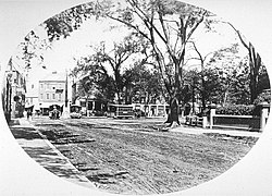 Harvard Square in 1869
