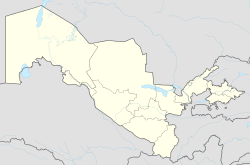 Qoʻrgʻontepa is located in Uzbekistan