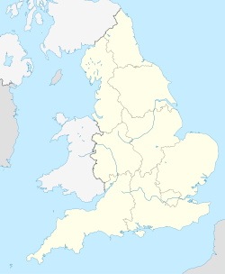 Ligging van Stonehenge op 'n kaart (Engeland)
