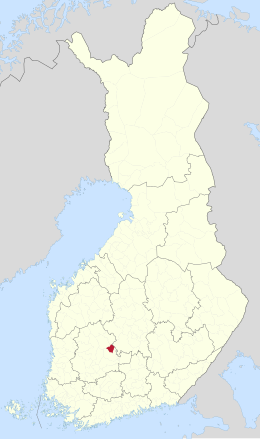 Juupajoki - Localizazion