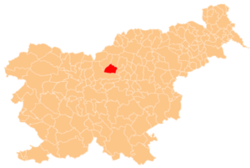 Občina Gornji Grad na mapě