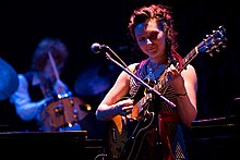 Shara Nova performing with My Brightest Diamond at the Pabst Theater, in 2006.
