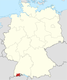 Lokasi Waldshut di Jerman