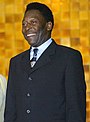 Pelé (1940-2022) o Atleta do Século e tricampeão do mundo de futebol.
