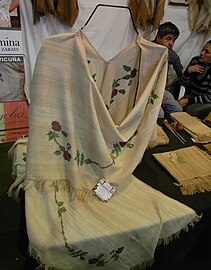 The ruana was a special kind of Muisca mantle, similar to the poncho note: this is a modern version