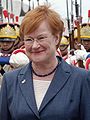 Tarja Halonen candidate of the Social Democratic Party of Finland, winner of 1st round with 46.3% of votes