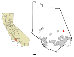 موقعیت پیرو، کالیفرنیا در نقشه