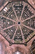 Inside the belfry of Freiburg Minster