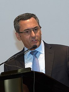 upright=Eduardo Guardia at the ceremony for transmitting the position to Paulo Guedes in 2019