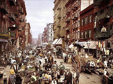 Little Italy in Manhattan c.1900
