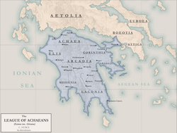 Achaean League in 192 BC