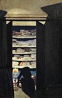 Woman searching in a wardrobe (1901)