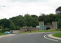 Castellated gateway of Charleville Demesne near Mucklagh