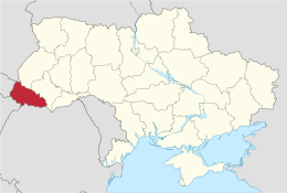 Oblast' della Transcarpazia – Localizzazione
