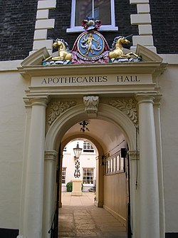 Entrance to Apothecaries' Hall