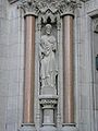 St. Joseph statue at the west door